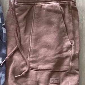 PINK cargo sweatpants! size small